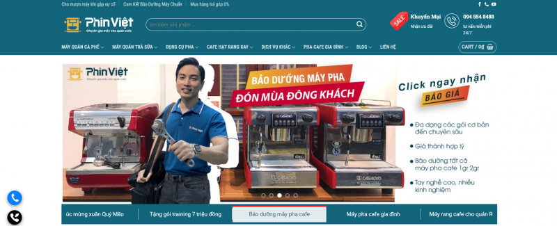 Công ty kinh doanh máy pha cà phê - PhinViet