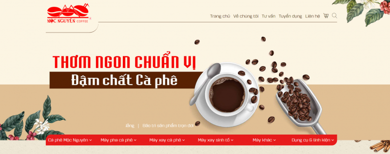 Công ty kinh doanh máy pha cà phê - Mộc Nguyên Coffee