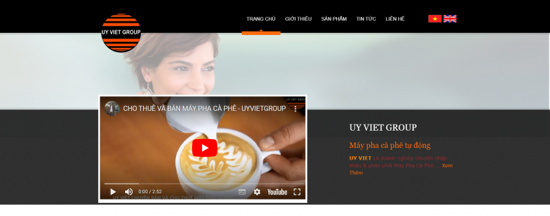 Công kinh doanh máy pha cà phê - Uy Viet Group
