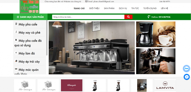 Cửa hàng bán máy pha cafe - Nam Linh Coffee