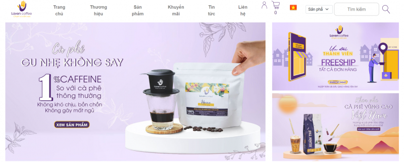 Cửa hàng bán máy pha cafe - Laven Coffee