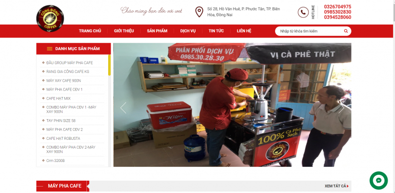 Cửa hàng bán máy pha cafe - Cộng Đồng Coffee