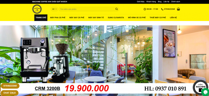 Đơn vị cho thuê máy pha cà phê Coffee Machine